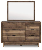 Chirason Panel Platform Bed, Dresser and Mirror