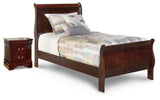 Alisdair Sleigh Bed and Nightstand