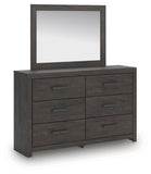 Prendonea Panel Bed, Dresser and Mirror