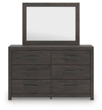 Prendonea Panel Bed, Dresser, Mirror and Nightstand