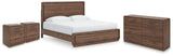 Fortlorn Panel Bed, Dresser and 2 Nightstands