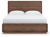 Fortlorn Panel Bed and 2 Nightstands