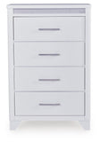 Jarlee Upholstered Panel Bed, Dresser, Mirror, Chest and 2 Nightstands