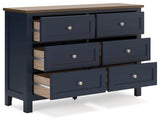 Landocken Panel Bed and Dresser