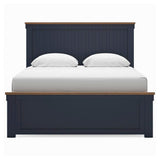 Landocken Panel Bed and 2 Nightstands