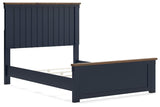 Landocken Panel Headboard and 2 Nightstands