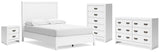 Binterglen Panel Bed, Dresser, Chest and Nightstand