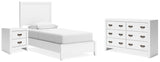 Binterglen Panel Bed with Dresser and Nightstand
