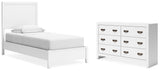 Binterglen Panel Bed with Dresser
