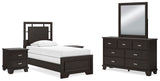 Covetown Panel Bed, Dresser, Mirror and 2 Nightstands