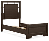 Covetown Panel Bed and Nightstand
