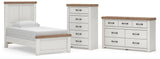 Savonport Panel Bed, Dresser and Chest