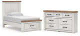 Savonport Panel Storage Bed and Dresser