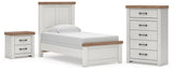 Savonport Panel Bed, Chest and Nightstand