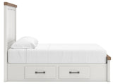 Savonport Panel Storage Bed, Dresser and Nightstand