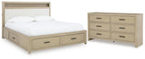 Calmoro Bookcase Bed with Dresser
