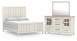 Shaybrock Panel Bed, Dresser and Mirror