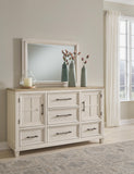 Shaybrock Panel Bed, Dresser and Mirror