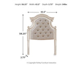 Realyn Upholstered Panel Headboard