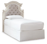 Realyn Upholstered Panel Headboard