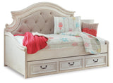Realyn Storage Day Bed and Nightstand