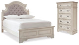 Realyn Panel Bed and Chest
