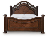 Lavinton Poster Bed, Dresser and Mirror