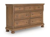 Feddinger Panel Storage Bed, Dresser and Nightstand