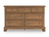 Feddinger Panel Storage Bed, Dresser and Nightstand