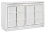 Chalanna Upholstered Storage Bed, Dresser and Nightstand