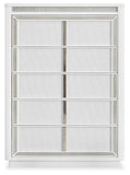 Chalanna Upholstered Storage Bed, Dresser, Mirror, Chest and 2 Nightstands