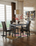 Kimonte Dining Table and 4 Chairs Set
