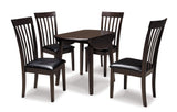 Hammis Extendable Dining Table and 4 Chairs