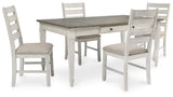 Skempton Dining Storage Table and 4 Chairs