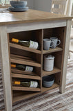 Skempton Counter Height Dining Table and 2 Bar Stools