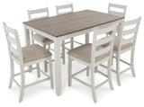 Skempton Counter Height Dining Table and Bar Stools (Set of 7)