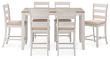 Skempton Counter Height Dining Table and Bar Stools (Set of 7)
