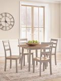 Harperfeld Dining Table and 4 Chairs