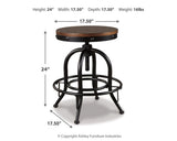 Valebeck Counter Height Bar Stool (Set of 2)