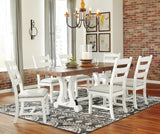 Valebeck Extendable Dining Table and 6 Chairs
