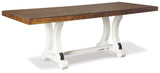Valebeck Extendable Dining Table and 4 Chairs
