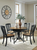 Clorazi Extension Dining Table and 4 Chairs