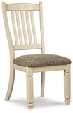 Bolanburg Dining Table, 4 Chairs, Bench, Server and Display Cabinet