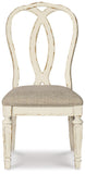 Realyn Oval Extendable Dining Table and 6 Chairs with Storage