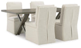 Krystanza Dining Table and 4 Chairs