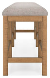Havonplane Counter Height Dining Table, 6 Barstools and Bench