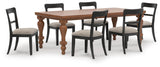 Greddinton Dining Table and 6 Chairs