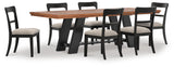 Greddinton Extension Dining Table and 6 Chairs