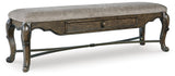 Maylee Dining Table, 2 Chairs and Bench