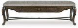 Maylee Dining Table, 2 Chairs and Bench